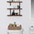 Wicker Storage Basket with Built-in Handles, Rectangular Bathroom Organizer for Toilet Tank, Vanity, Decor, Kitchen