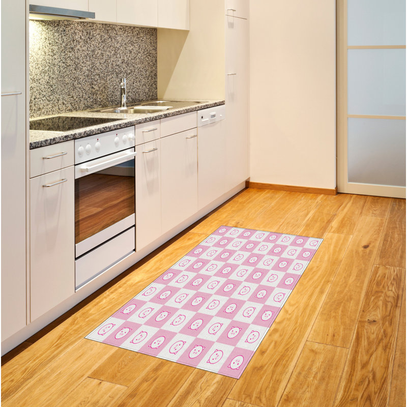 Checkered High Density Long Fiber Poly Threads Decorative Area Rug Carpet, Rectangle 2'7" x 5'