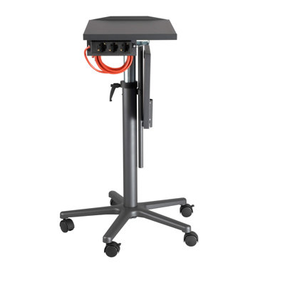 Verstellbarer Laptoptisch mit Rollen