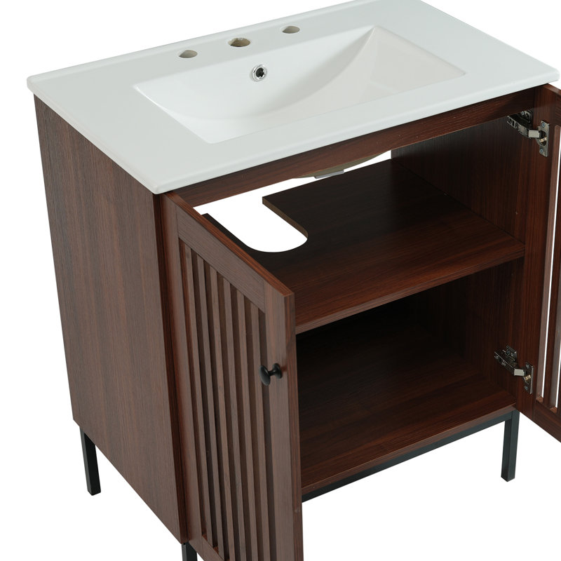 Meuble-lavabo autoportant de 30 po avec lavabo