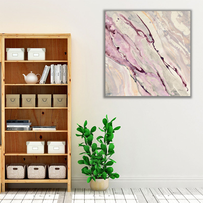 «Flowing II», reproduction d'art sur toile, H 16 po x l 16 po