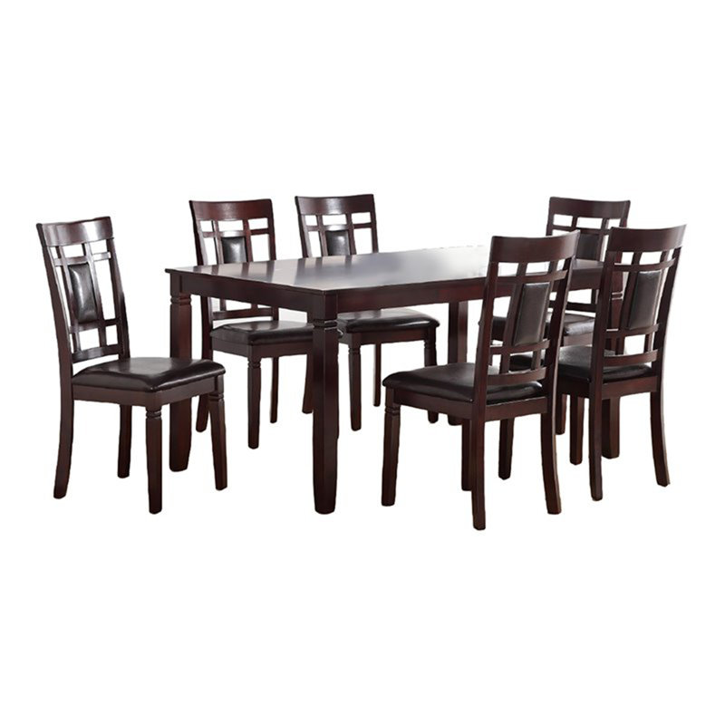 Modern Contemporary 7pc Dining Set