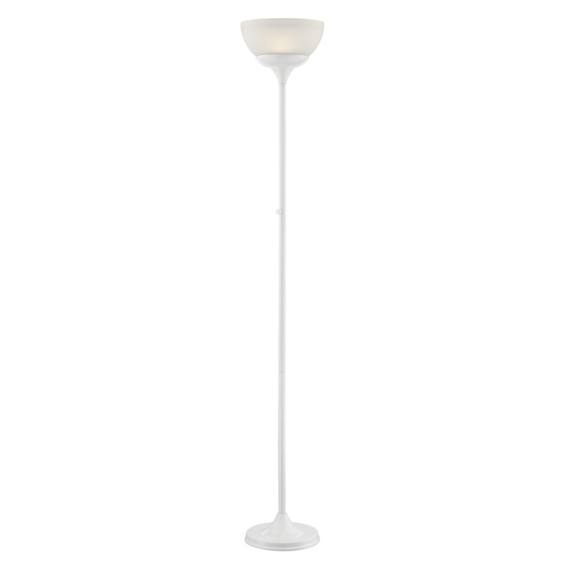 70'' Torchiere Floor Lamp, White