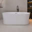 67" Freestanding Soaking Acrylic Bathtub