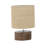 Wood Table Lamp with Shade-1145685380