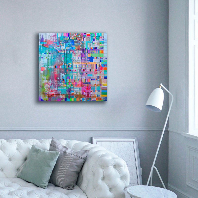 " Matrix Colour Field " by Zwart, 37" H x 37" W x 1.5" D