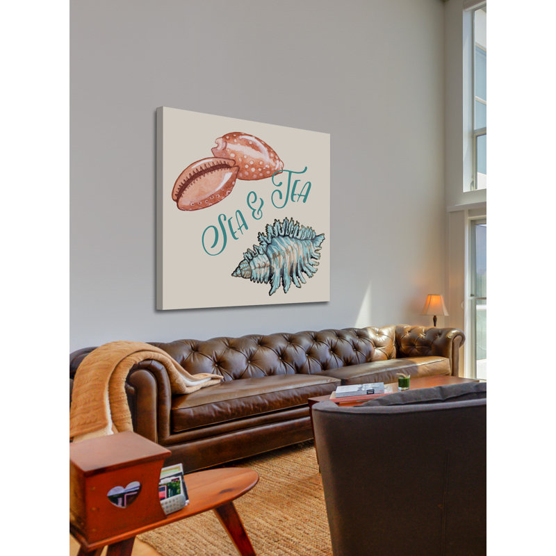 Sea And Tea - Wrapped Canvas Print, 101cm H x 101cm W x 3.81cm D