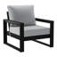 Ensemble de canapé modulaire de patio 8 pièces avec cadre noir-388315676