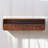 Floating California Walnut Open Console