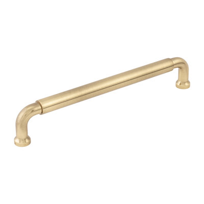 Edgewood Collection Handle Pull - 7-9/16" Center to Center Cabinet Pull Antique Brass - Transitional Hardware for Drawers & Cabinets