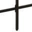 Basim L-Shaped Solid Wood Iron Executive Desk