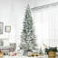 Arbre de Noël artificiel pin enneigé 9 pi avec branches réalistes et 1159 pointes, vert