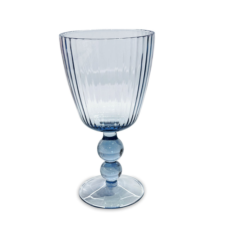 Vida Wine Glass, Blue