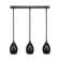 3 Light Stem Hung Linear Pendalier Shown With 5"