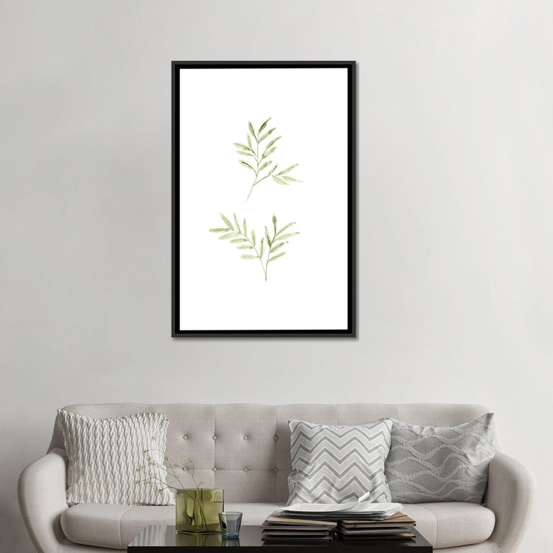 « leaf study no. 1 » par melissa selmin, reproduction d’impression sur toile tendue, H 60 po x l 40po x P 1,5 po