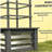 Versatile Raised Garden Bed,Galvanized Planter Box Elevated Garden Bed,Wooden Garden Bed with Trellis-129086841