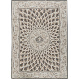 Hand-Knotted High-Quality Brown and Beige Area Rug