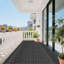 Carreaux de terrasse modulaires à emboîtement bricolage pour une installation rapide et facile, convenant aux planchers intérieurs et extérieurs dans divers environnements-118776499