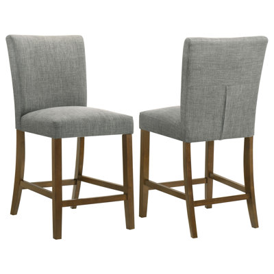 Paxton Upholstered Counter Height Dining Chair Grey (Set Of 2)