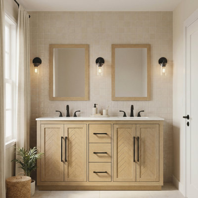 Meuble-lavabo double 72 po