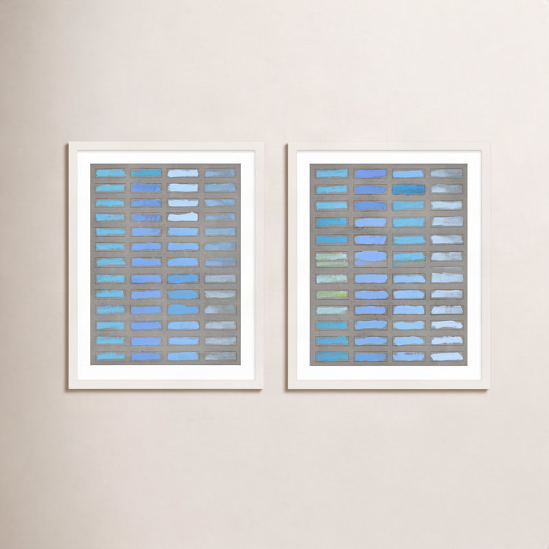 The Blues Painting by Jacques Pilon, White, 30" H x 24" W x 1.25" D