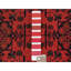Tapis rouge nouvel âge en laine 4 pi 2 po x 6 pi 5 po Zwingle