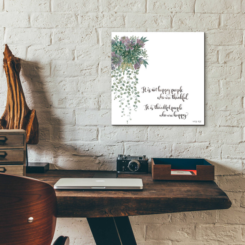 «Thankful People» par Cindy Jacobs - impression sans cadre, H 12 po x l 12 po x P 0,13 po