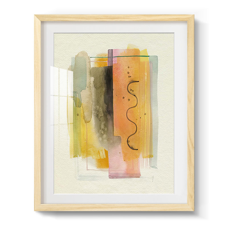 Water and Melon II -Framed Print, 28.5" H x 20.5" W, Natural