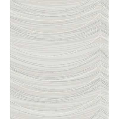 Auset 10m x 52.07cm Textured Metallic Finish Paste the Wall Wallpaper Roll