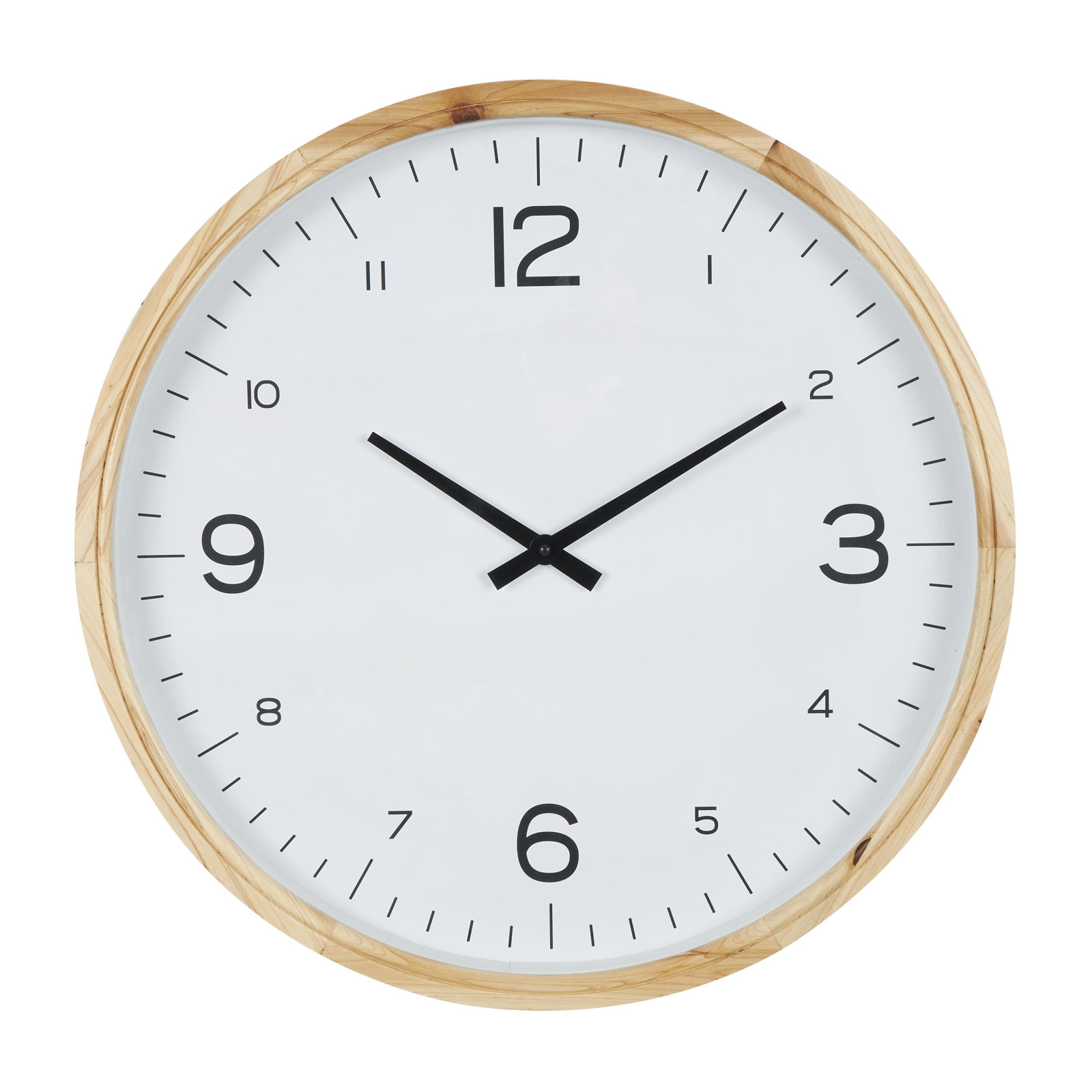 Drexel Wall Clock, 23.45" H x 23.45" W x 2.55" D