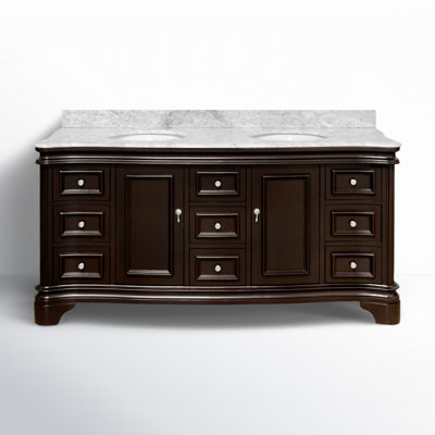 Twain 72" Double Bathroom Vanity Set