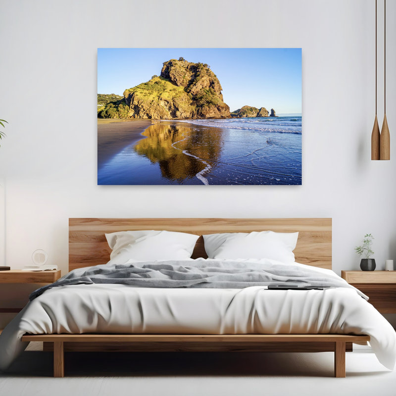 Art contemporain Art de plage contemporain, H 40 po x l 60 po