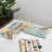Thomas Martha Stewart Plastic Stackable Office Desk Drawer Organizer Set with Metallic Trim