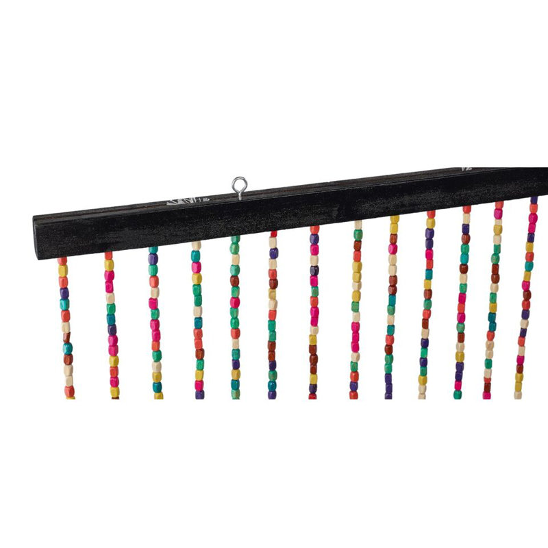 Tamalenus Beaded Semi Sheer Single Curtain Panel