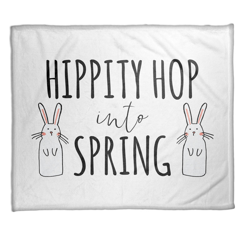 Jeté polaire Hippity Hop Into Spring