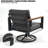 Aluminum Outdoor Patio Furniture Set 6 Pieces, 2 Swivel Rocking Chairs, 3-Seater Bench, 2-Seater Bench, Coffee Table & Side Table, Patio Sectional Conversation Furniture Set With Thick Cushions-72984687