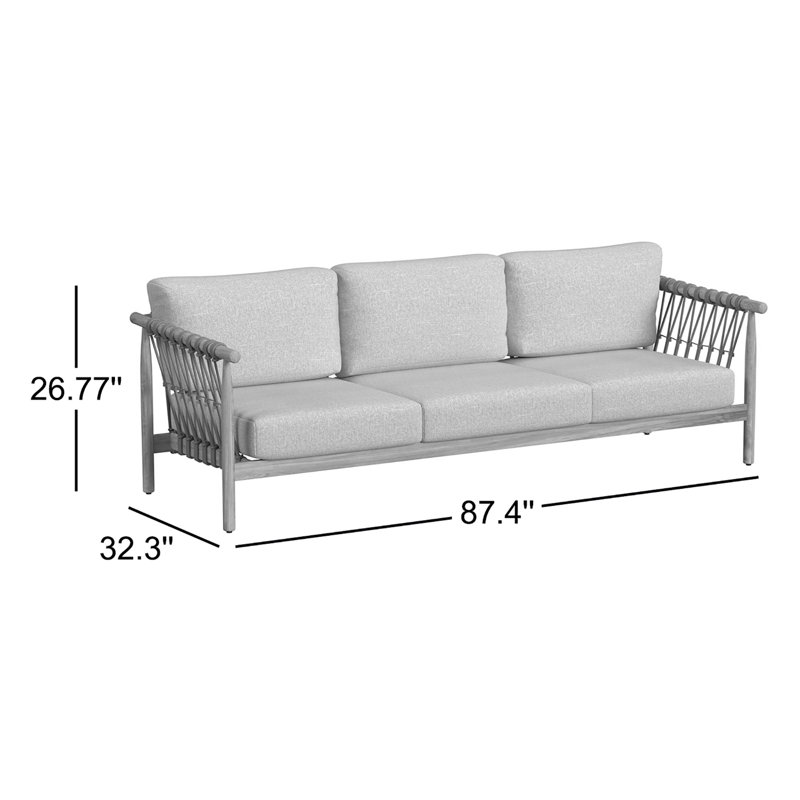 Leo Outdoor Sofa Taupe