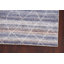 Tapis gris noué à la main de conception unique 3 pi 11 po x 5 pi 11 po New Age