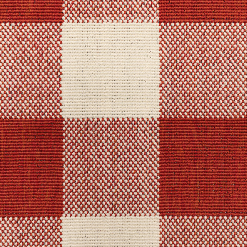 Tapis intérieur / extérieur Mac Mac, Rectangle 3 pi 7 po x 5 pi 6 po, Rouge / ivoire