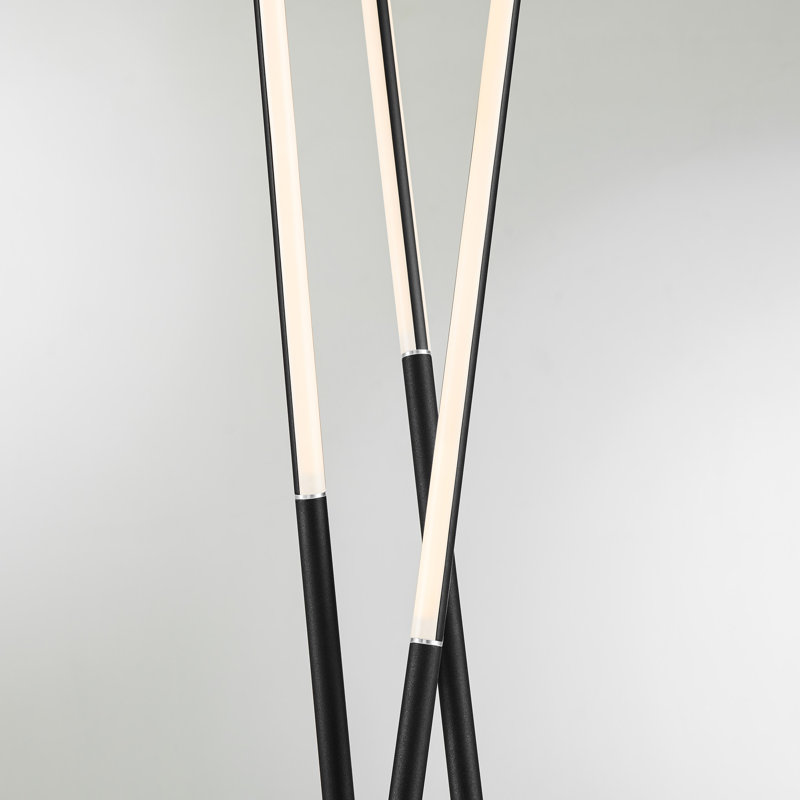 Lampe sur pied de fantaisie 63,5 po Lites, Noir