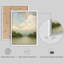 Reproduction de paysage encadrée pour la maison - 11 po x 14 po-116561387-116561377