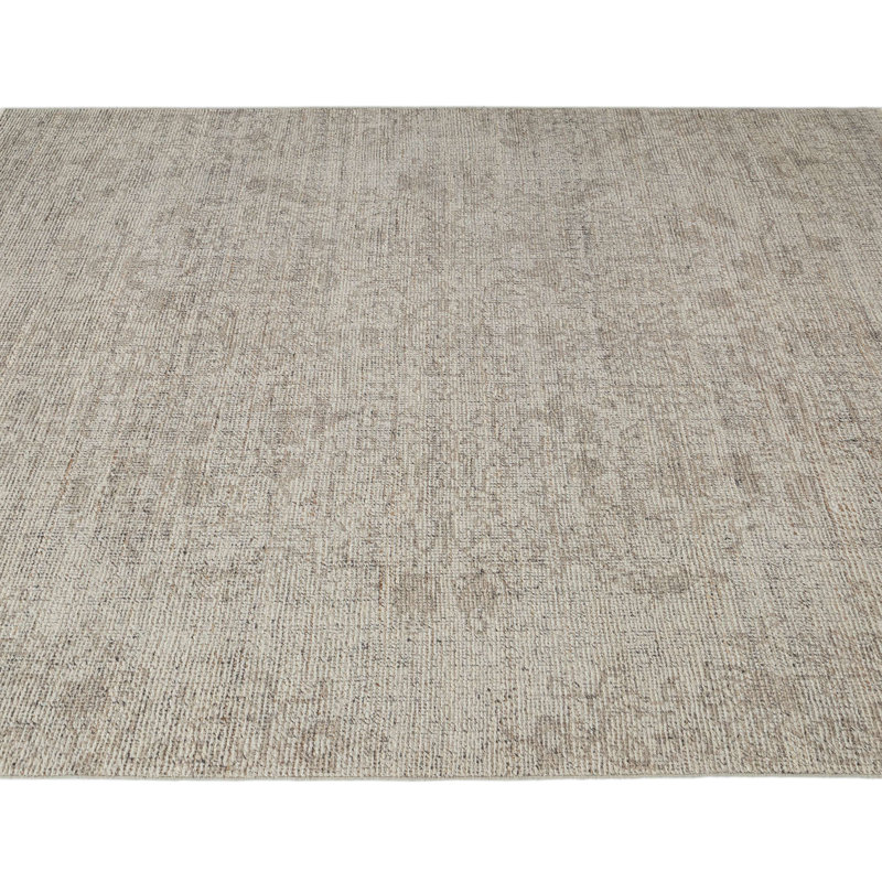 Caya Hand Knotted Wool Indoor Rug, Rectangle 6' x 9'