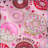 34” Round Pink Donut Print Bean Bag Chair – Soft Foam Filled Lazy Sofa | Pink | Round
