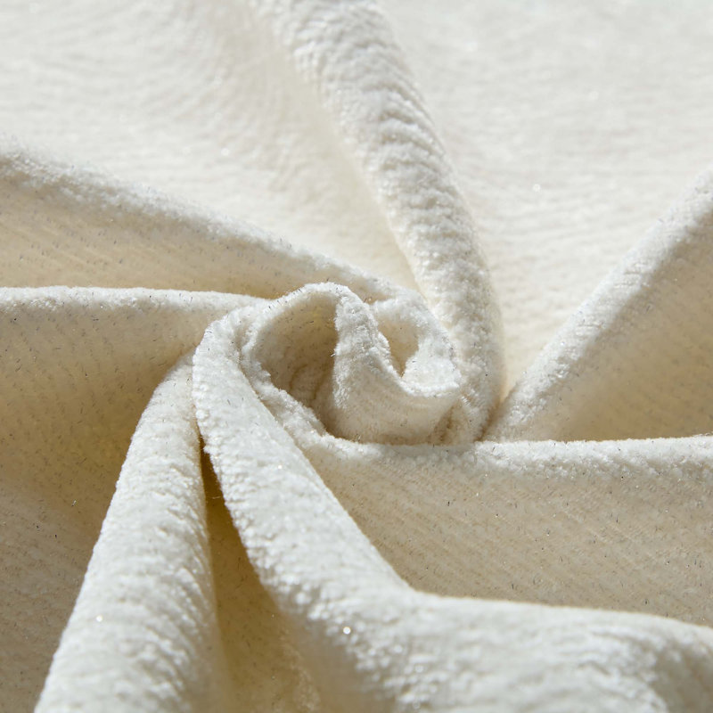 Canapé modulaire moderne capitonné avec 2 coussins, Chenille beige