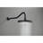 Shower Arm In Matte Black Stainless Steel, Easy To Install And Clean, Assures Stable Showerhead Attachment Steel Black, , Securely Connects
