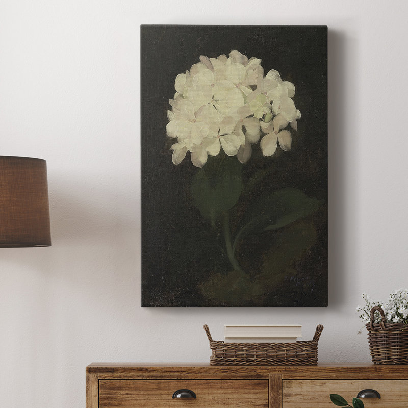 Motif floral rétro CXV - galerie Cavas, H 48 po x l 32 po