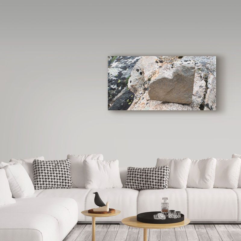 « love rocks », reproduction de photo sur toile tendue, H 24 po x l 47 po x P 2 po