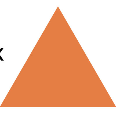 Décalcomanie murale motif triangle