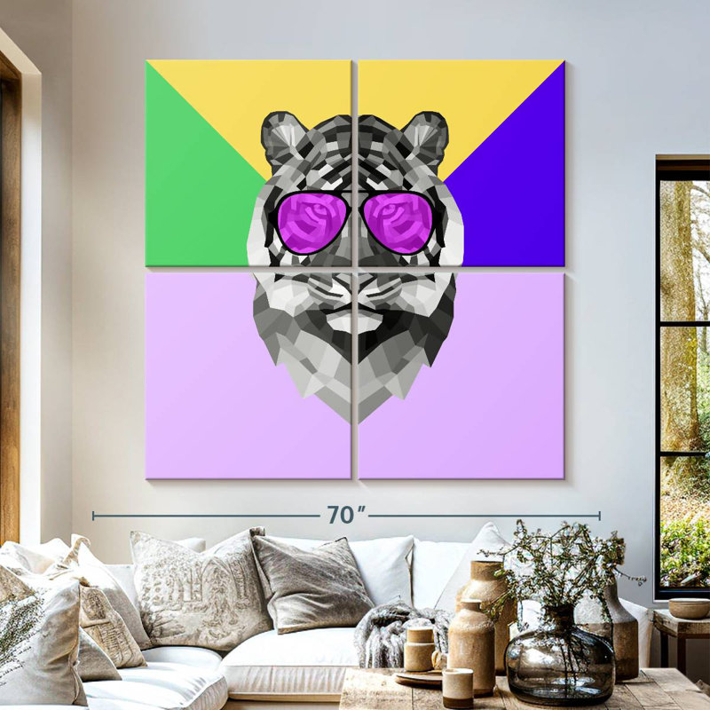 Tigre Brampt Party dans des verres