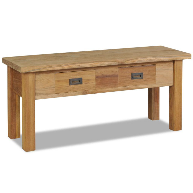 Solid Wood Storage Bench